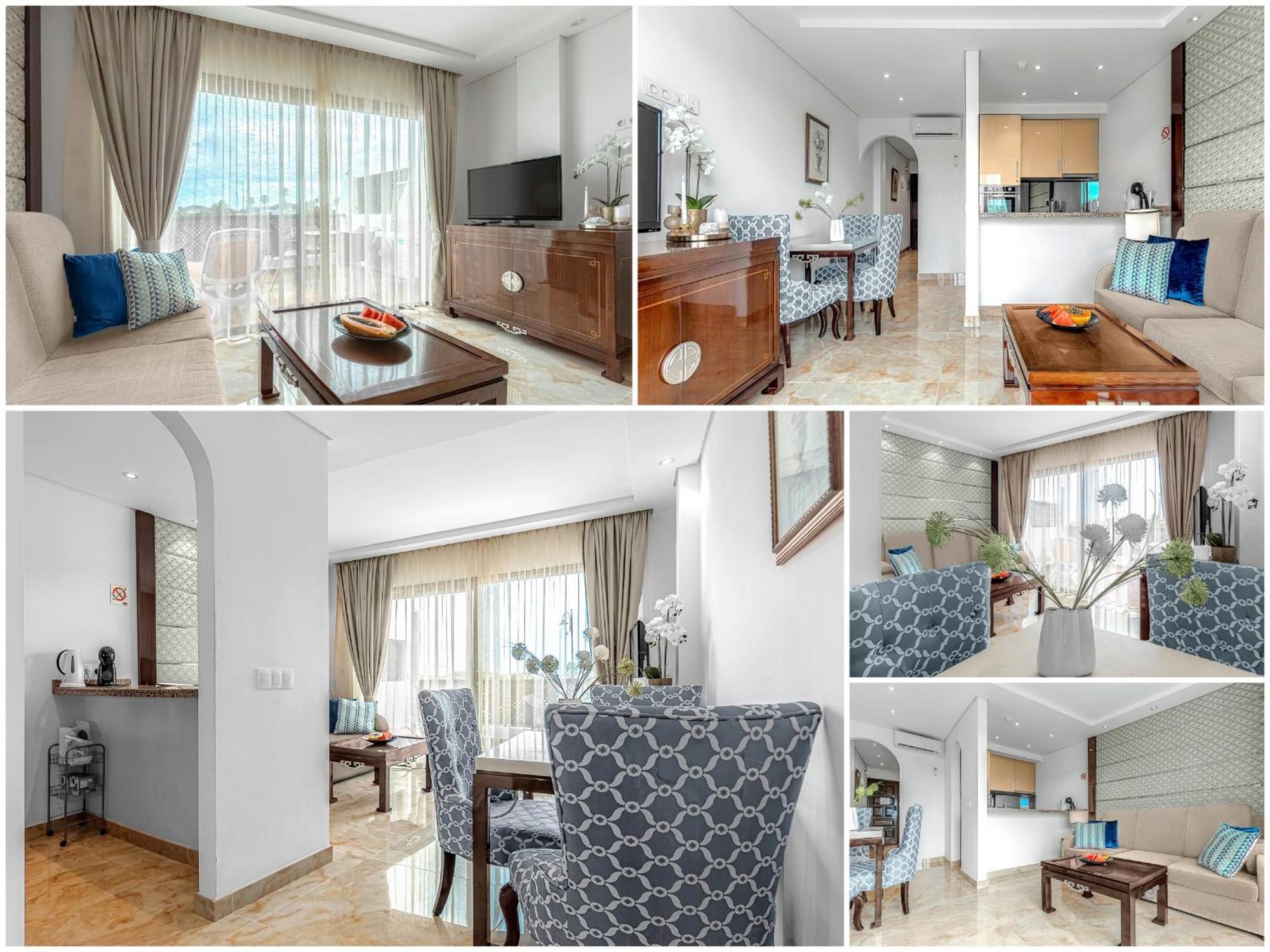 Ocean View Apartment In Albatros Golf Del Sur San Miguel de Abona Luaran gambar