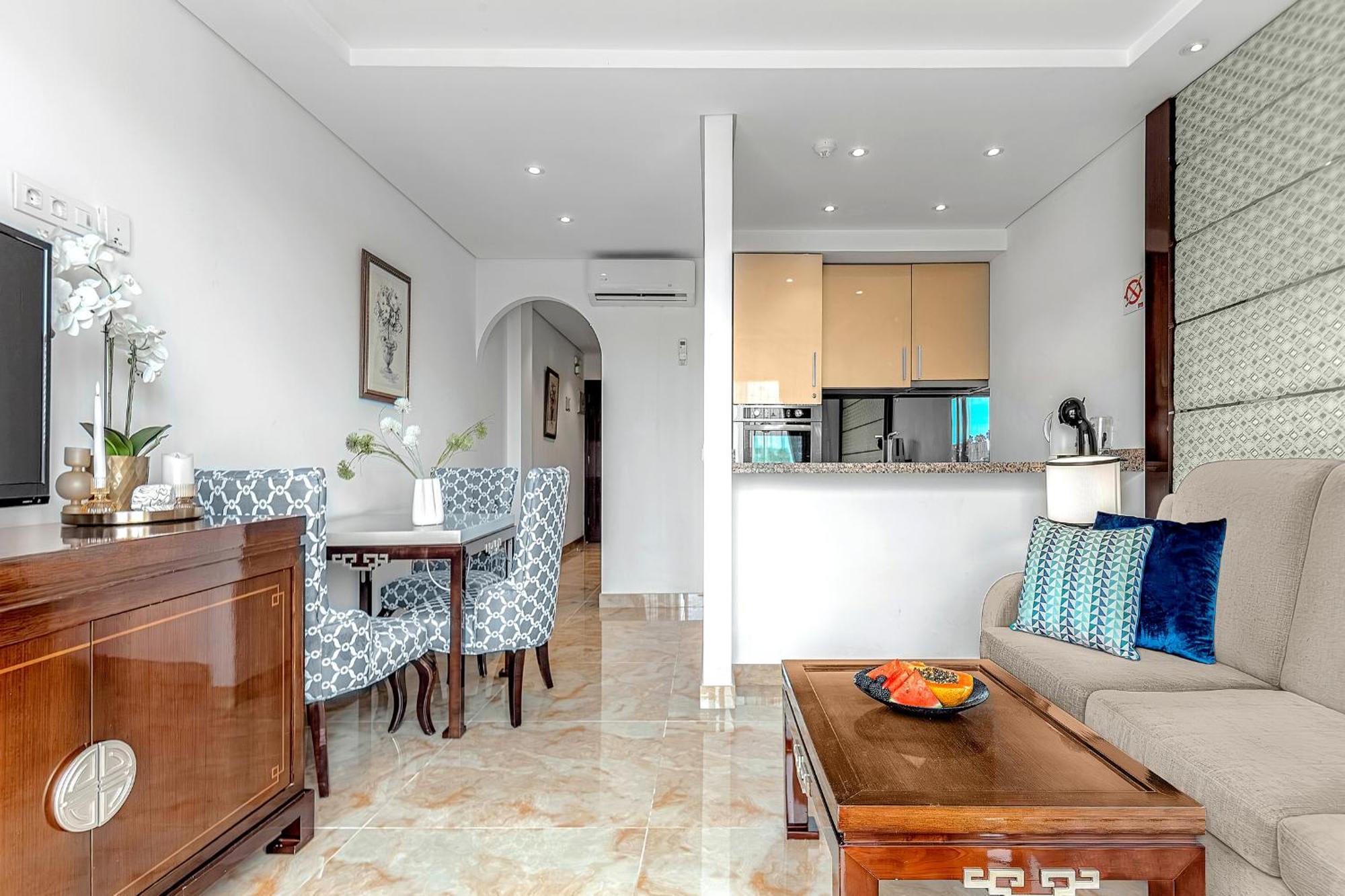 Ocean View Apartment In Albatros Golf Del Sur San Miguel de Abona Luaran gambar